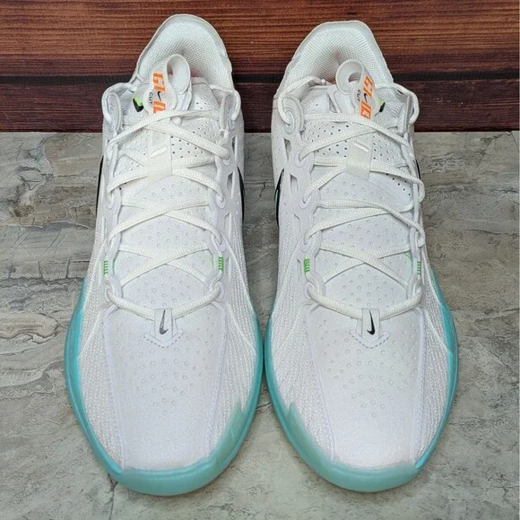 Nike Air Zoom GT Cut 3 Men's Size 13 White Bleached Turquoise Shoes DV2913-107